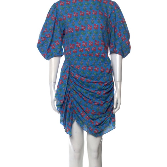 RHODE Mina Floral Mini Dress Like New - Picture 4 of 7